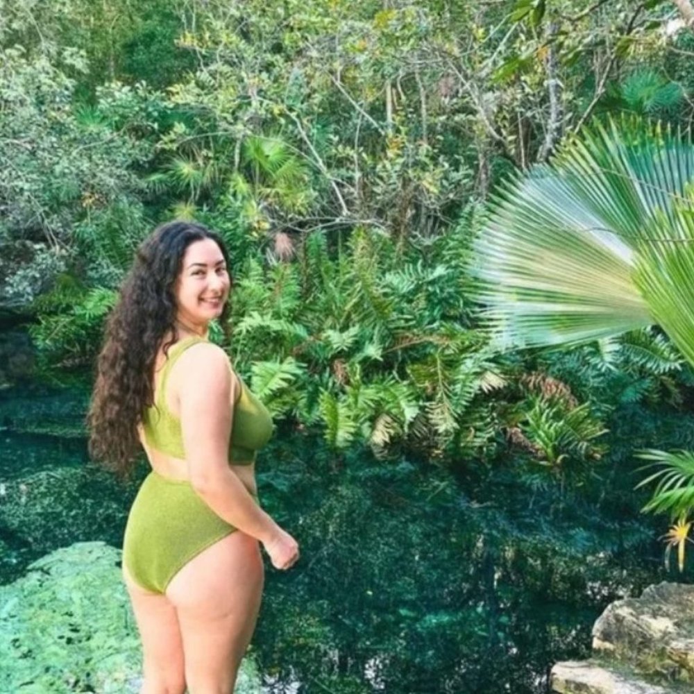 Youswim Eva in High Waist Bikini Fern Size OS